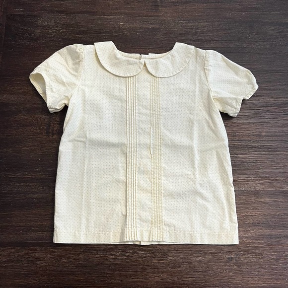 Lacey Lane Peter Pan Collar Button Back Blouse size 5 - Picture 2 of 6